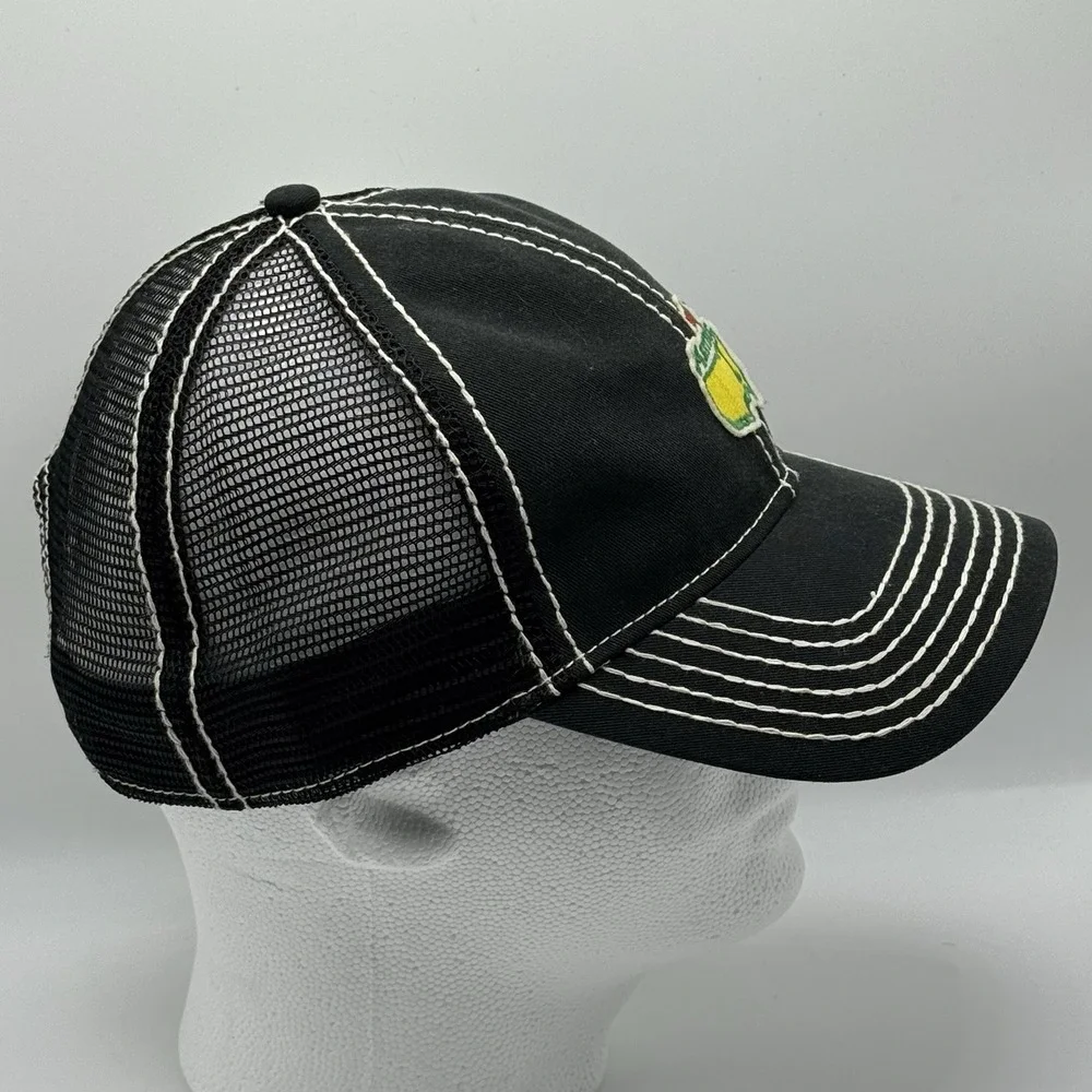 Masters Tournament Augusta National Golf Trucker Hat Black Mesh Snapback NWT